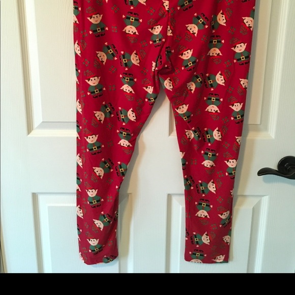 Just One Woman’s Plus Sz 3x Holiday Elf leggings - Picture 3 of 3